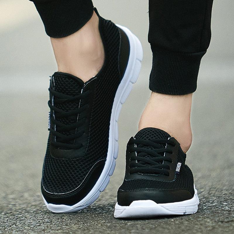 Unisex Summer Sneakers Breathable Casual Shoes Couple Fashion Lace Up Mens Mesh Flats Comfortable Walking Footwear Fashion New Lightweight Casual  Sneakers 14