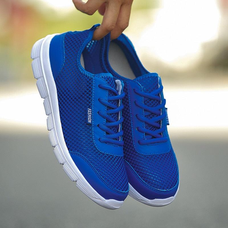 Unisex Summer Sneakers Breathable Casual Shoes Couple Fashion Lace Up Mens Mesh Flats Comfortable Walking Footwear Fashion New Lightweight Casual  Sneakers 5
