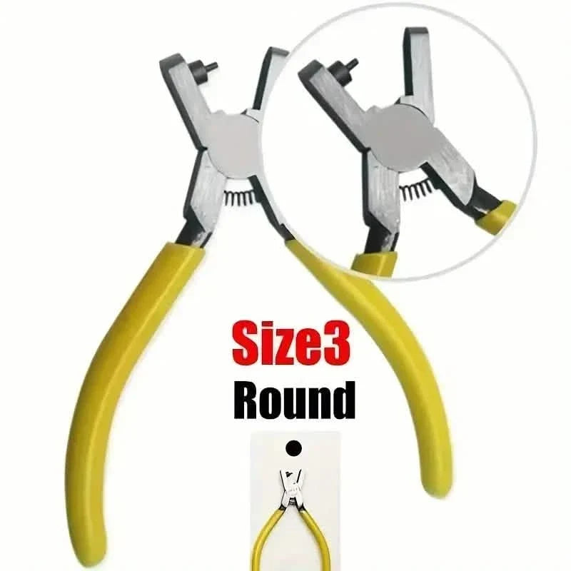 Universal 2.0mm Faux Leather Hole Punch Plier - Effortless Belt, Dog Collar, Shoe, and Craft Project Repair Tool 6