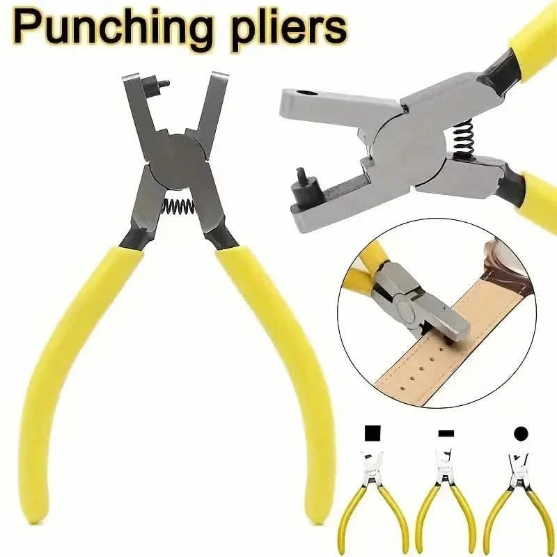 Universal 2.0mm Faux Leather Hole Punch Plier - Effortless Belt, Dog Collar, Shoe, and Craft Project Repair Tool 5
