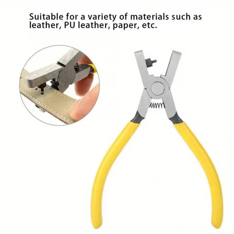 Universal 2.0mm Faux Leather Hole Punch Plier - Effortless Belt, Dog Collar, Shoe, and Craft Project Repair Tool 7