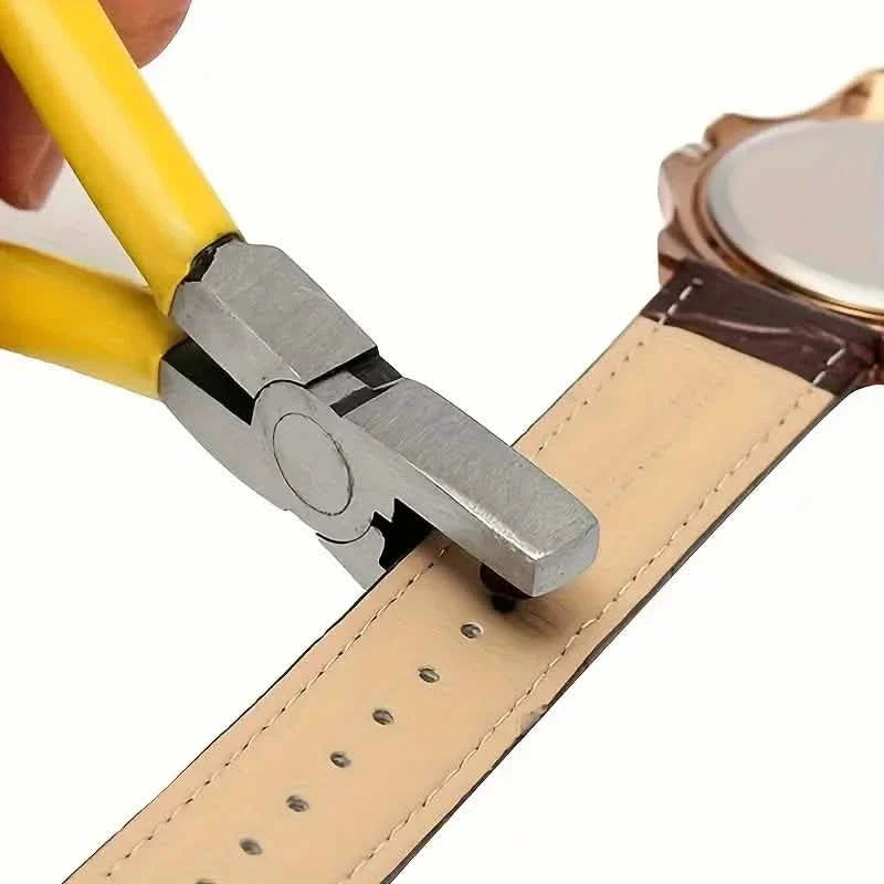 Universal 2.0mm Faux Leather Hole Punch Plier - Effortless Belt, Dog Collar, Shoe, and Craft Project Repair Tool 1