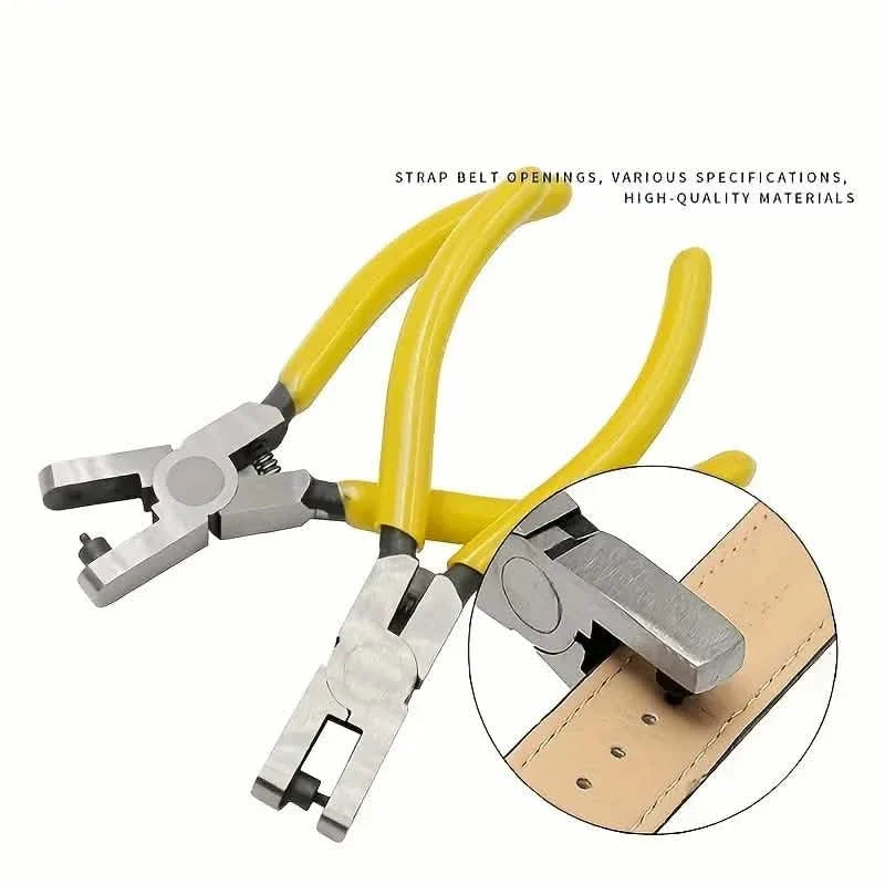 Universal 2.0mm Faux Leather Hole Punch Plier - Effortless Belt, Dog Collar, Shoe, and Craft Project Repair Tool 8