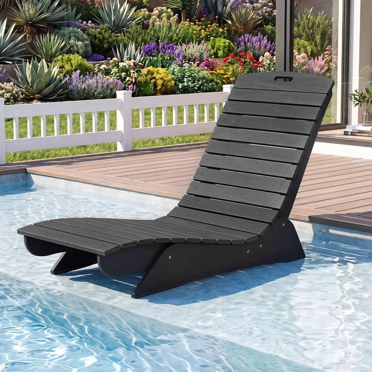 In-Pool Lounge Chair with Contoured Ergonomic Design 9