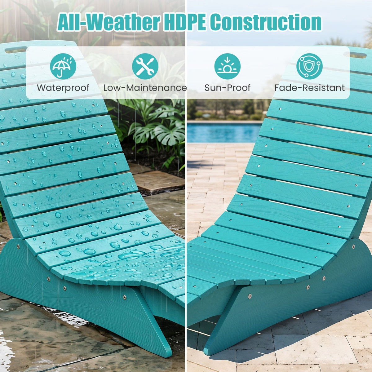 In-Pool Lounge Chair with Contoured Ergonomic Design 22