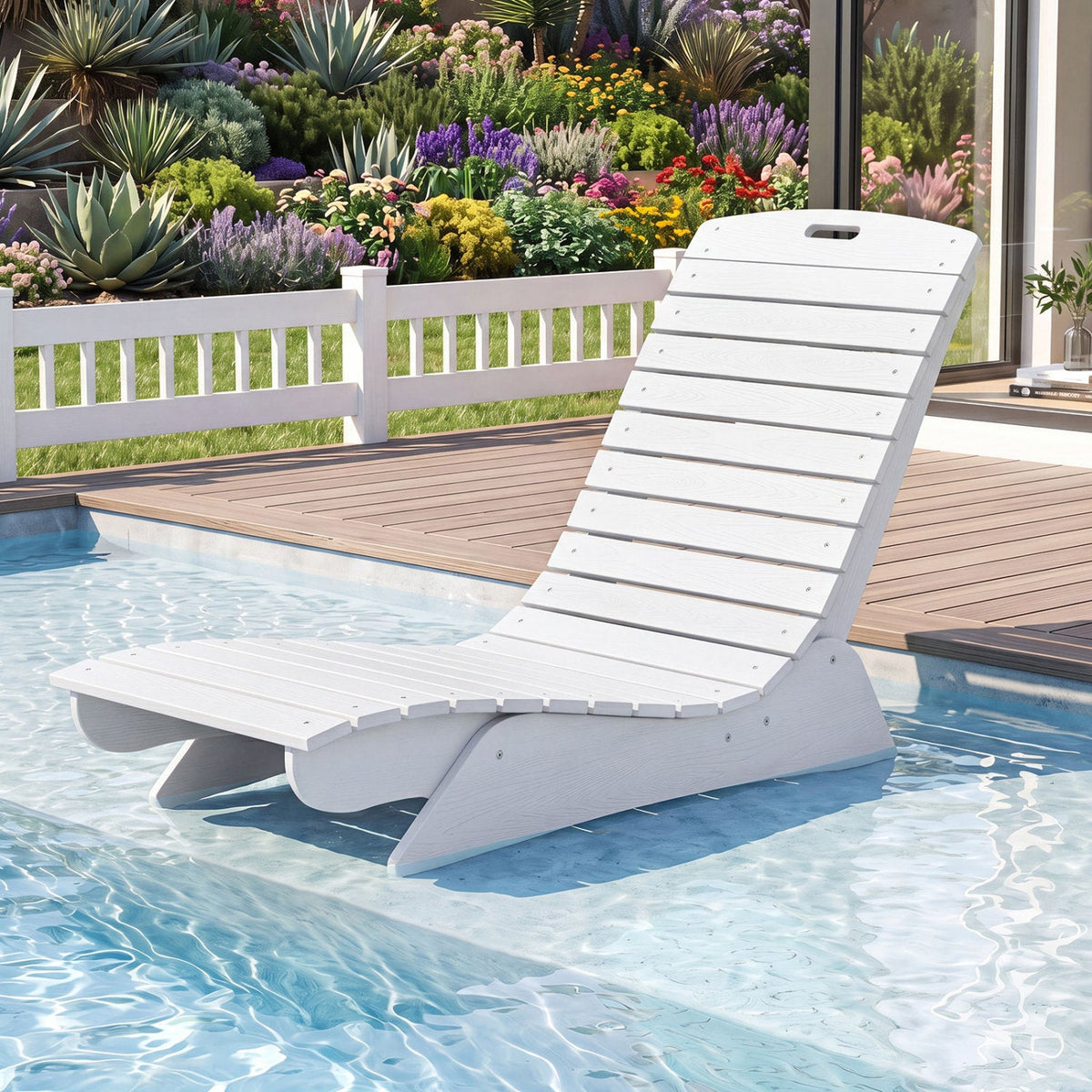 In-Pool Lounge Chair with Contoured Ergonomic Design 25