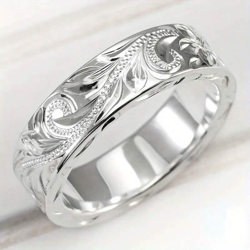 Vintage Pattern Fashion Ring 1