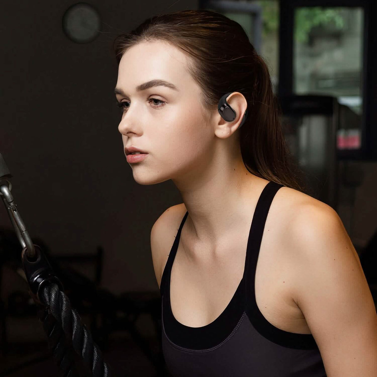 Wireless V5.4 Open Ear Earbuds with Earhook LED Display Charging Case 15