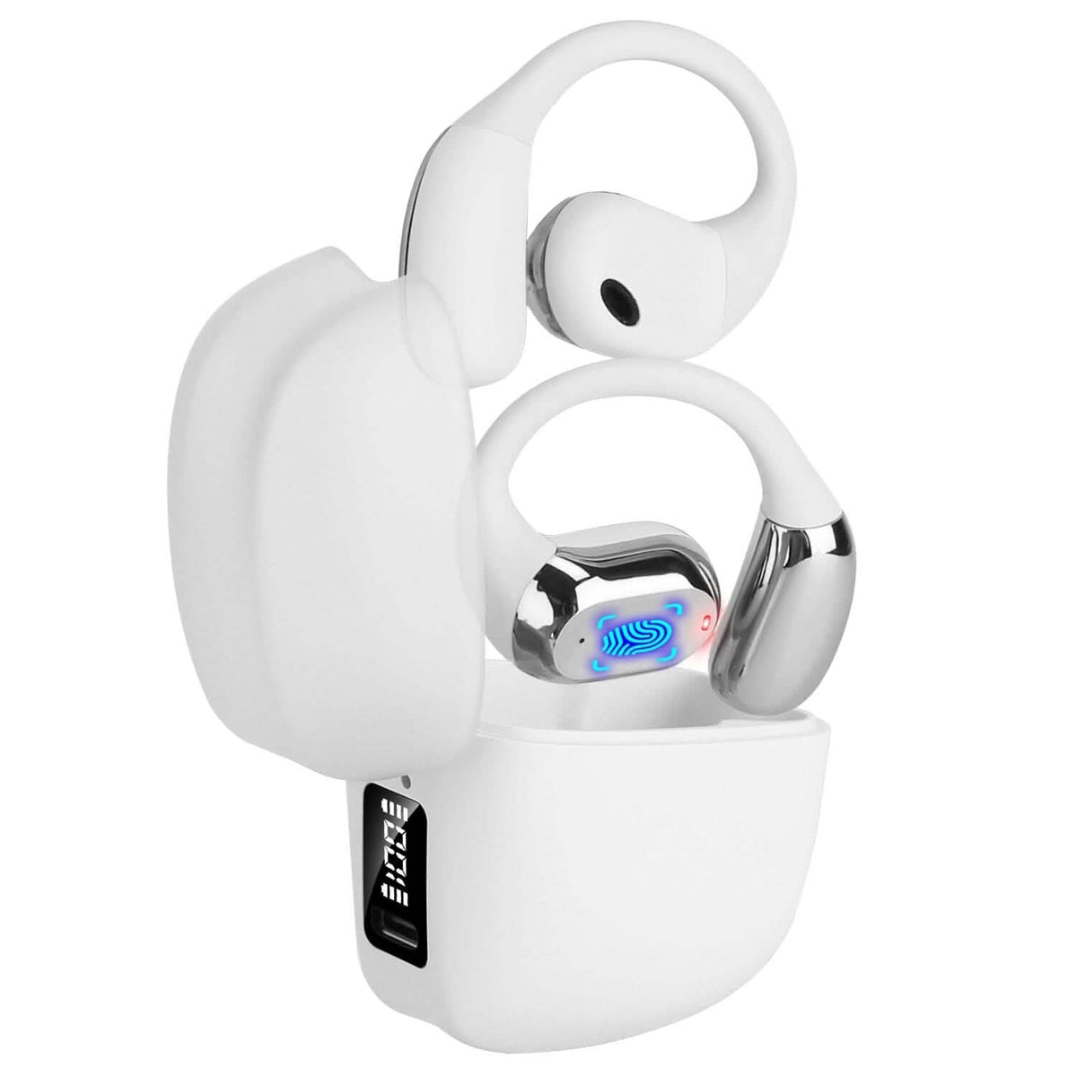 Wireless V5.4 Open Ear Earbuds with Earhook LED Display Charging Case 2