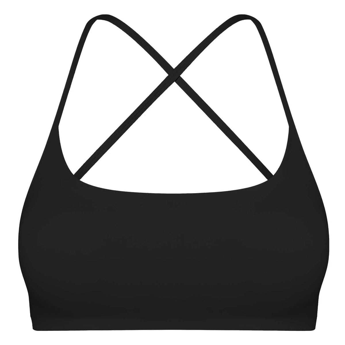 Women Cross Back Sport Bras Padded with Removable Pads Thin Straps 3