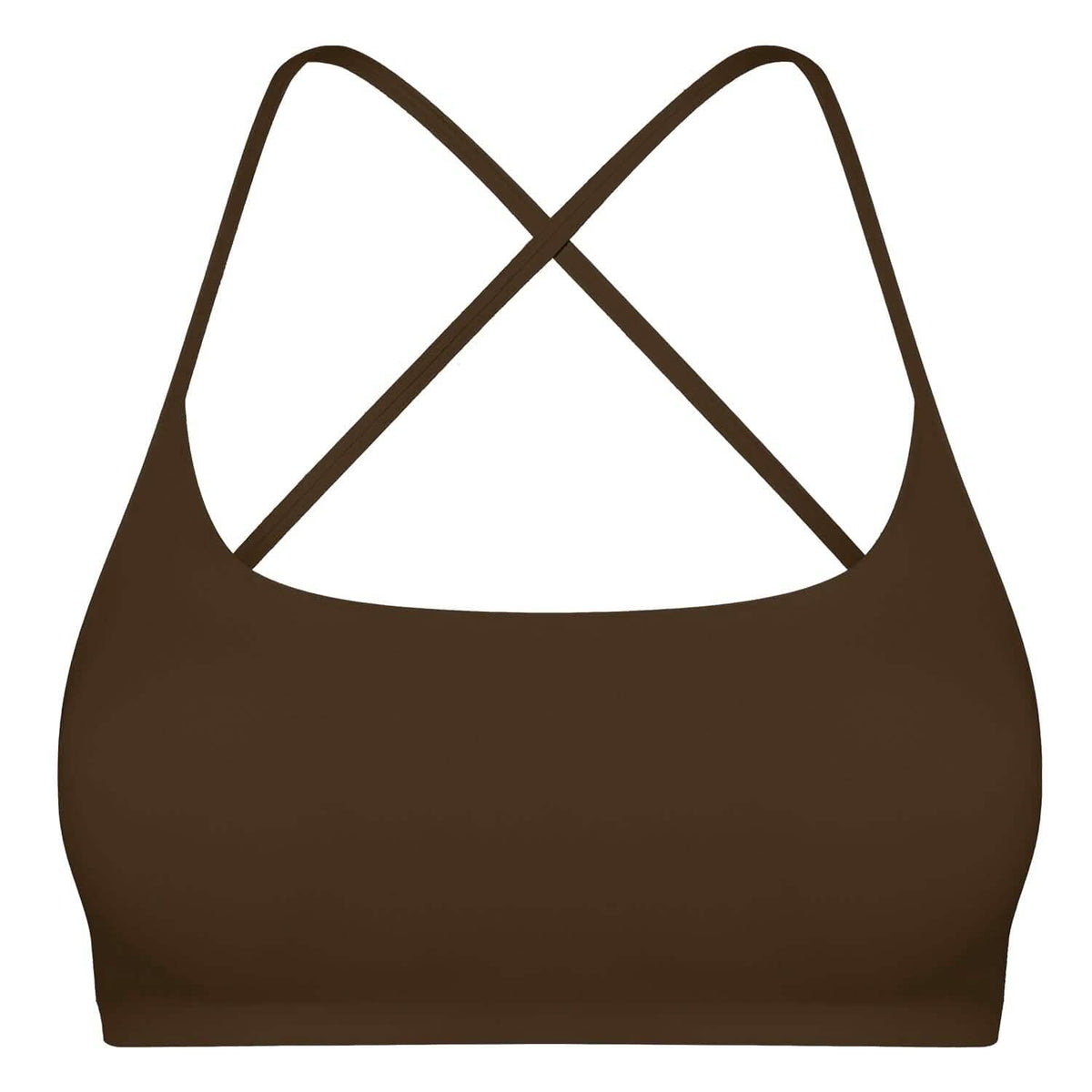 Women Cross Back Sport Bras Padded with Removable Pads Thin Straps 7