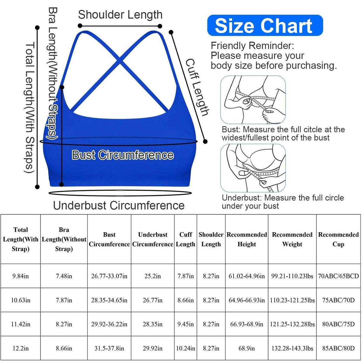 Women Cross Back Sport Bras Padded with Removable Pads Thin Straps 19