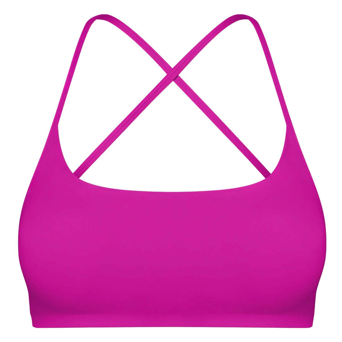 Women Cross Back Sport Bras Padded with Removable Pads Thin Straps 6