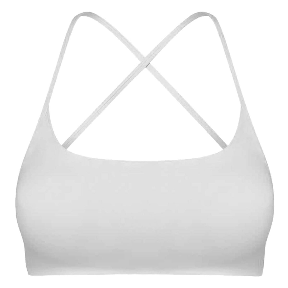 Women Cross Back Sport Bras Padded with Removable Pads Thin Straps 4