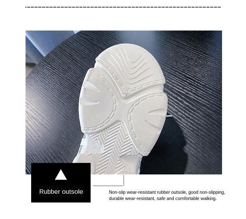 Women Fashion Sneakers Casual Leather Sports Shoes Sneakers Comfortable Walking Footwear Fashion New Lightweight Casual Thick Sneakers 9