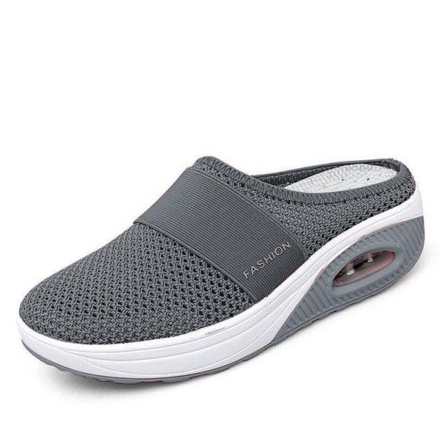 Women Sandals Fashion Platform Shoes Comfy Clogs Breathable Slippers Mesh Lightweight Footwear Air Cushion Platform Mesh Sneaker Sandals For Female Lightweight Beach Shoes 15