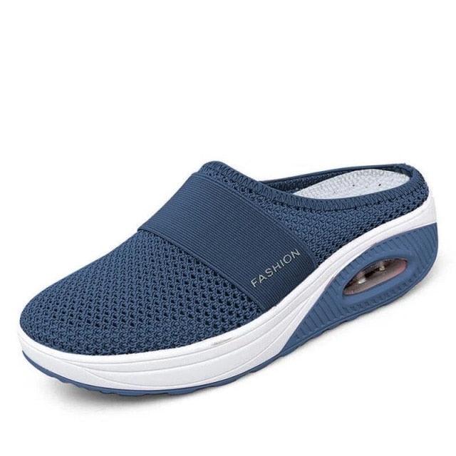 Women Sandals Fashion Platform Shoes Comfy Clogs Breathable Slippers Mesh Lightweight Footwear Air Cushion Platform Mesh Sneaker Sandals For Female Lightweight Beach Shoes 4