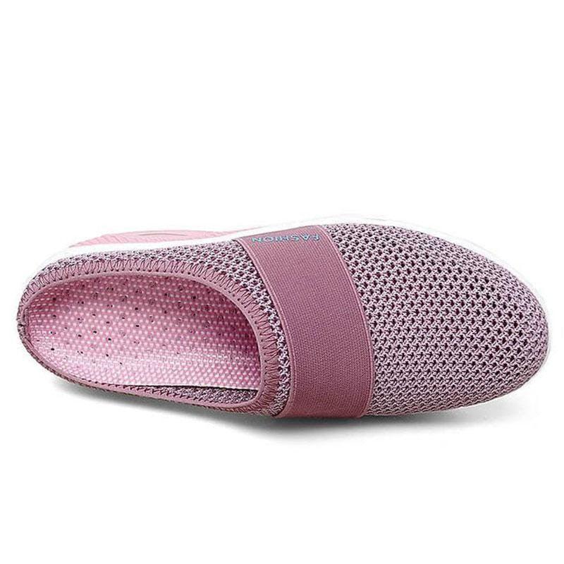 Women Sandals Fashion Platform Shoes Comfy Clogs Breathable Slippers Mesh Lightweight Footwear Air Cushion Platform Mesh Sneaker Sandals For Female Lightweight Beach Shoes 8