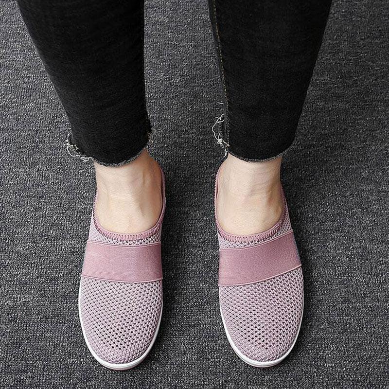 Women Sandals Fashion Platform Shoes Comfy Clogs Breathable Slippers Mesh Lightweight Footwear Air Cushion Platform Mesh Sneaker Sandals For Female Lightweight Beach Shoes 3
