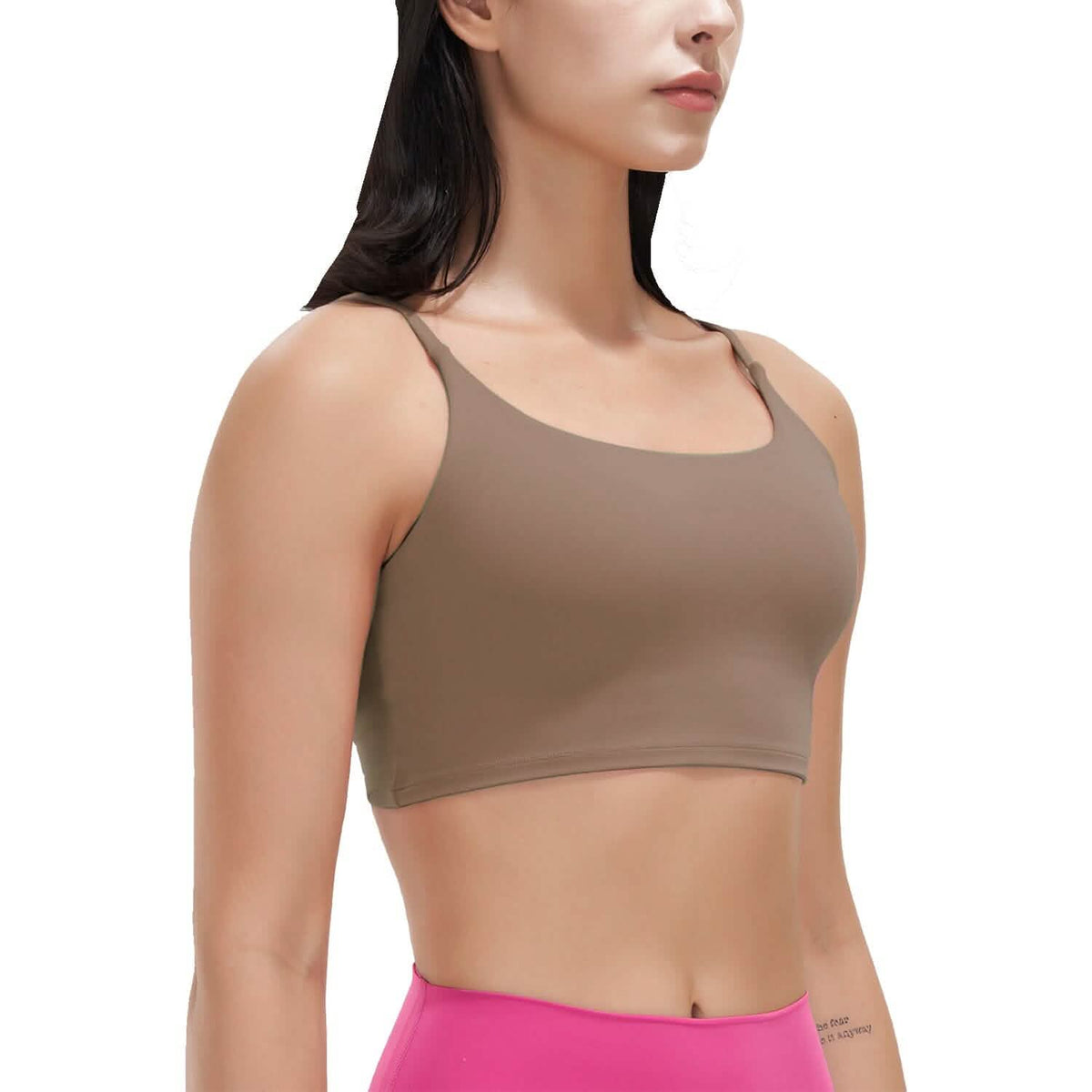 Women Strap Sport Bras Padded Strappy Tank Tops 4