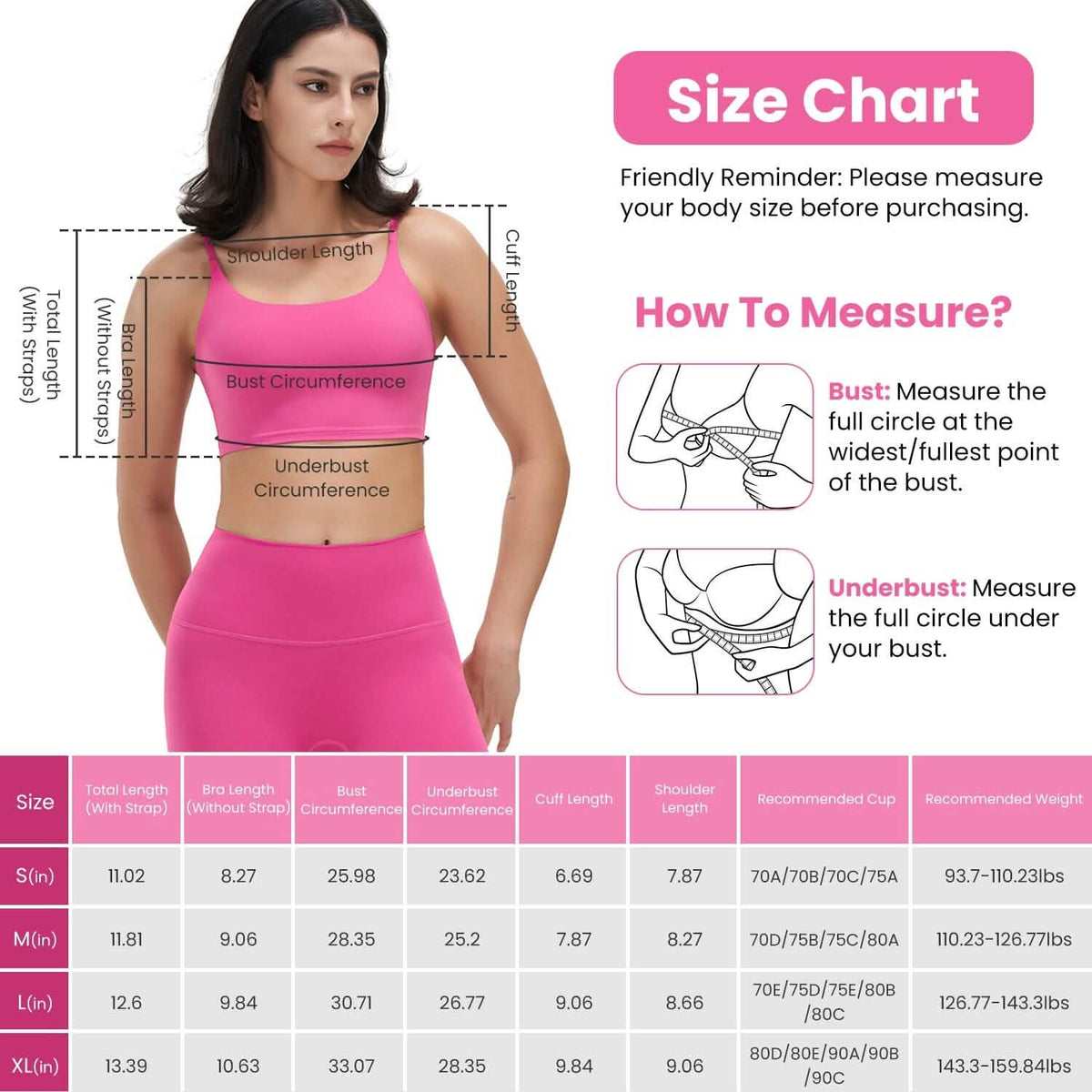 Women Strap Sport Bras Padded Strappy Tank Tops 12