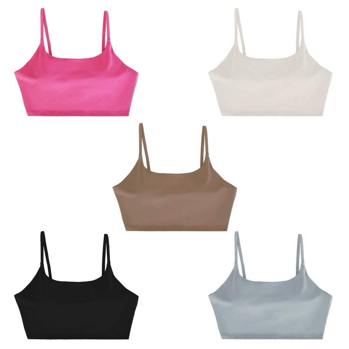 Women Strap Sport Bras Padded Strappy Tank Tops 7