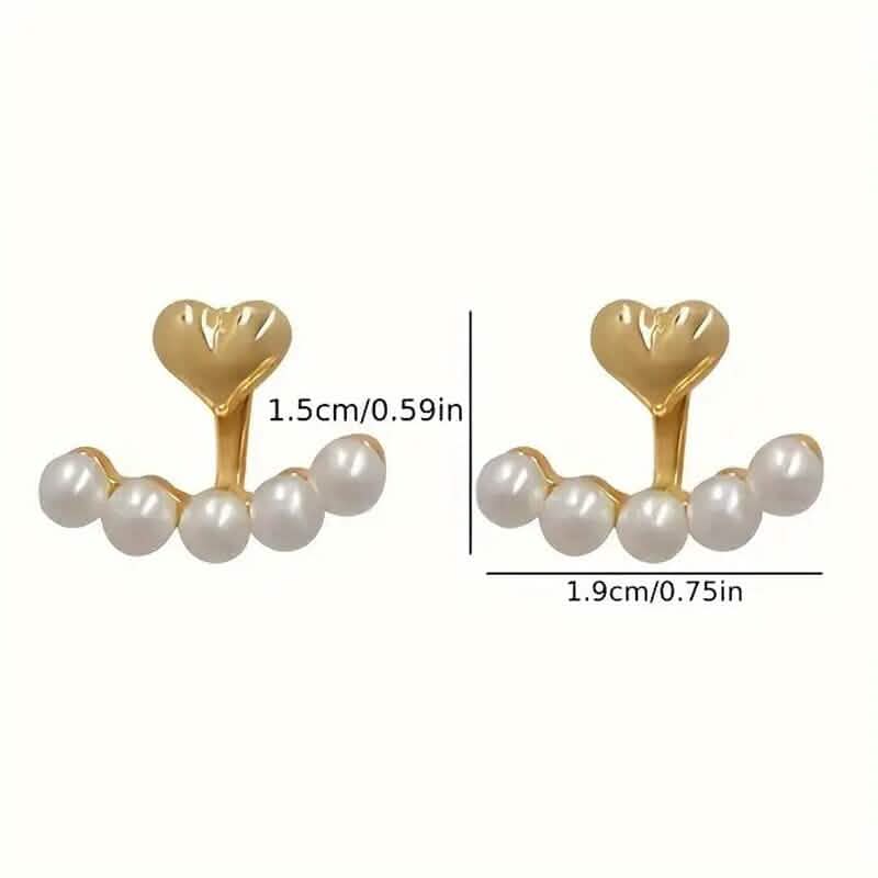 Women's Fashion Earrings Bohemian Style Imitation Pearl Inlay 2
