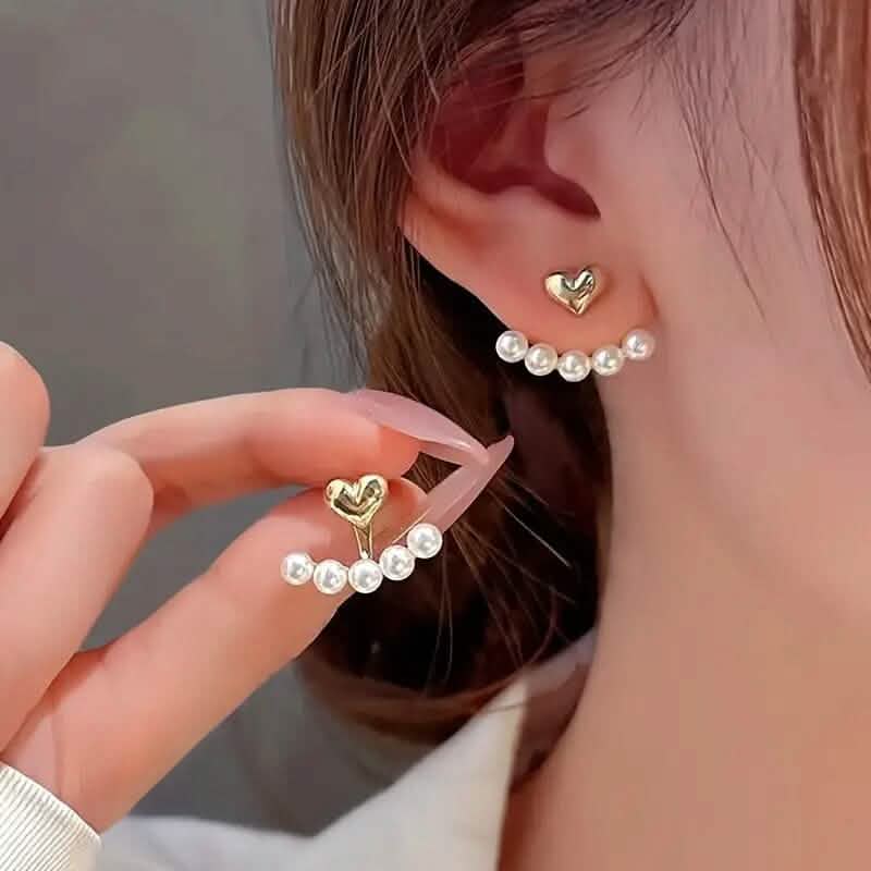 Women's Fashion Earrings Bohemian Style Imitation Pearl Inlay 1