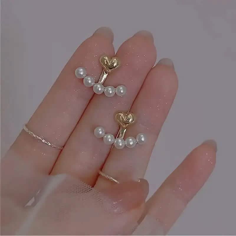Women's Fashion Earrings Bohemian Style Imitation Pearl Inlay 3