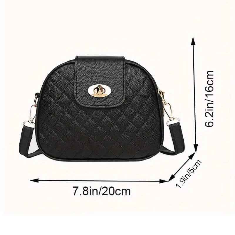 Women's Fashion PU Leather Crossbody Bag 3