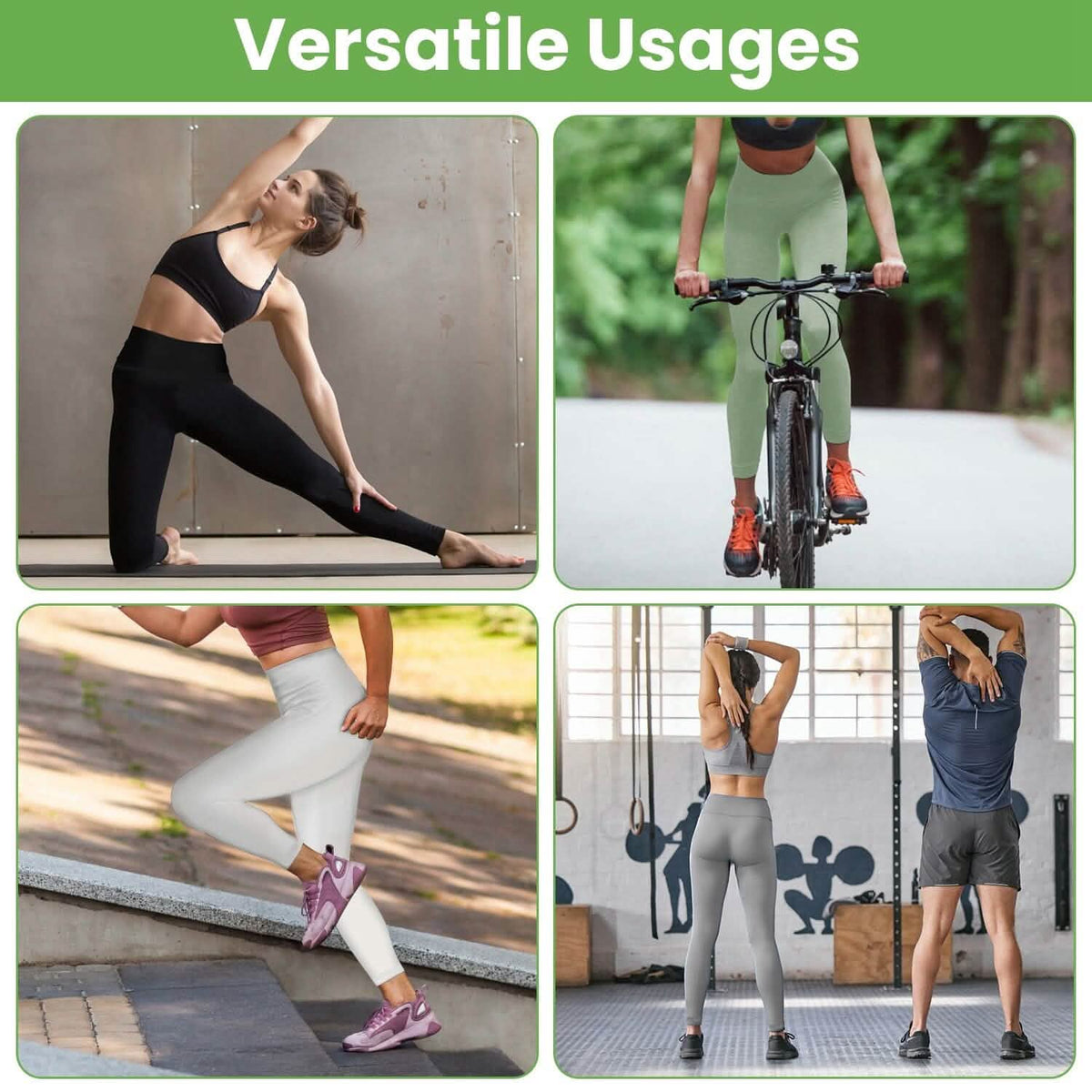 Women's High Waist Workout Leggings Tummy Control Compression with 25" Inseam No Front Seam 13