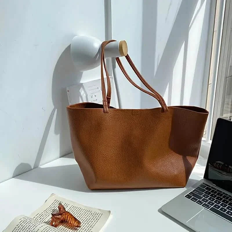 Women's Large Totes PU Leather Shoulder Bag Soft Purse Hobo Handbag Casual Top Handle Bag For Travel Work 3